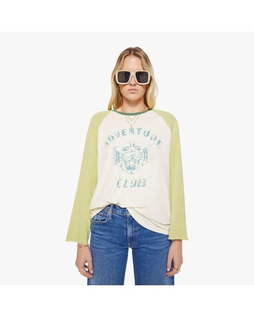 Mother White The Slugger 3Qtr Fray Adventure Club T-Shirt