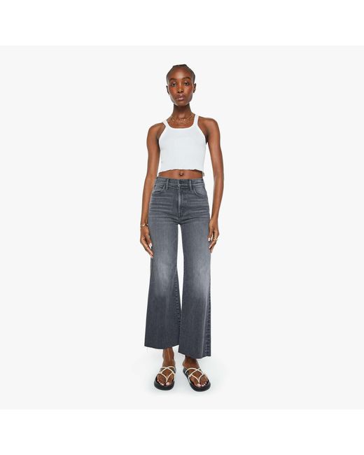 Mother Blue The Hustler Roller Ankle Fray Call It A Night Jeans