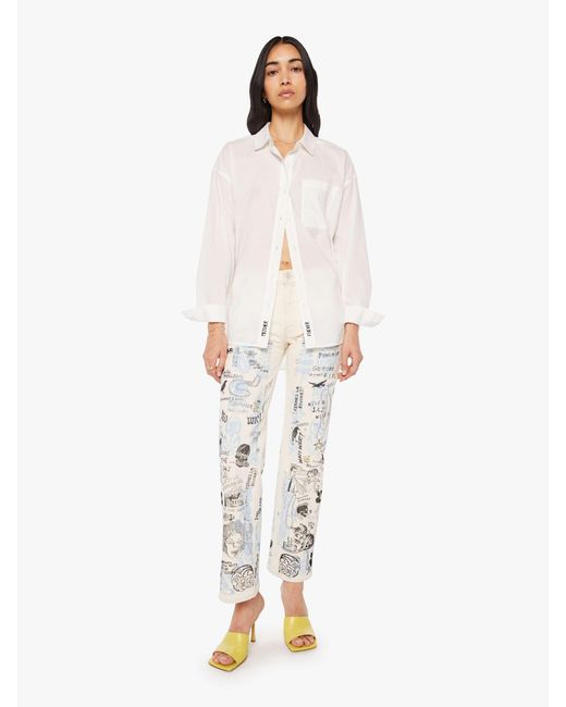 Mother White The Pushing Buttons Shirt