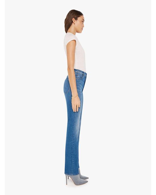 Mother Blue High Waisted Rider Skimp Hue Are You? Jeans