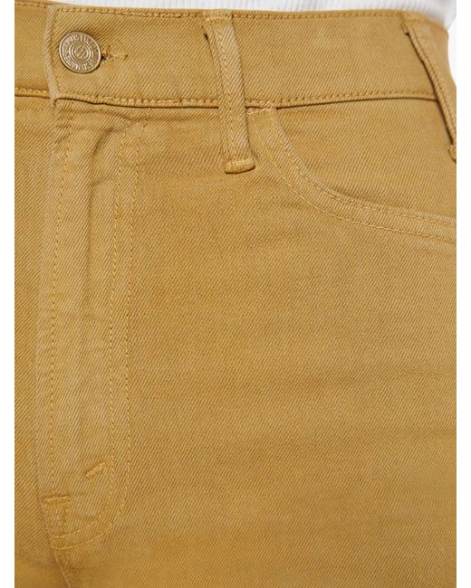 Mother Metallic The Hustler Roller Long Time Bronze Mist Jeans