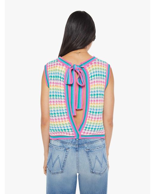 Mother Blue The Open Back Tank Top Dreams