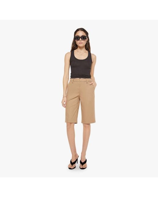 SPRWMN Natural Bermuda Trousers Khaki