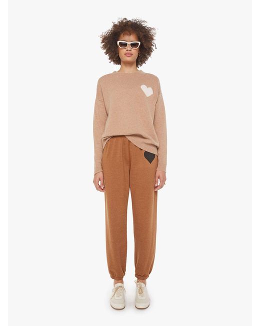 SPRWMN Natural Heart Logo Sweatshirt Almondine