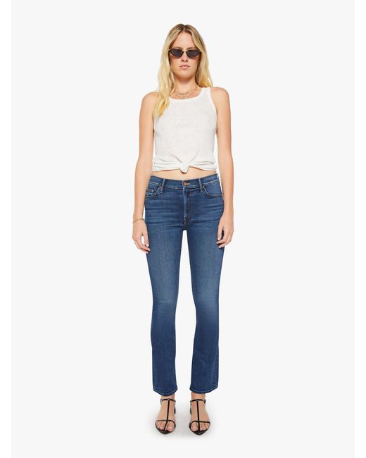 Mother Blue The Insider Skimp Taking Chances Jeans