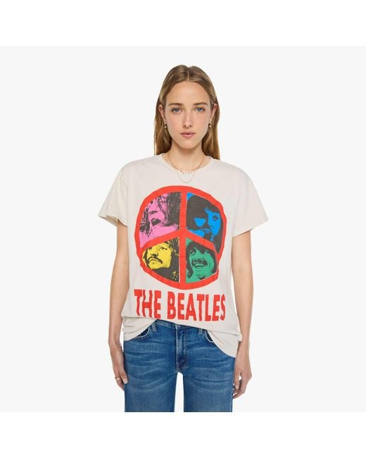 MadeWorn White The Beatles Vintage T-Shirt