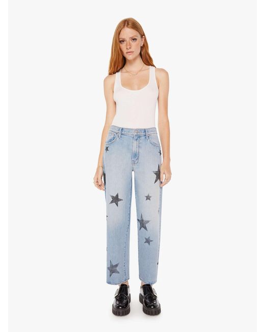 Mother Blue The Dodger Ankle Star Crossed Jeans