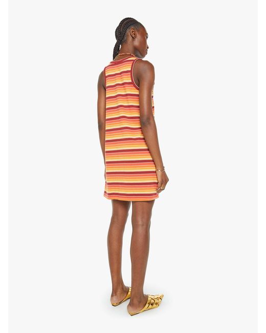 Mother Orange The Swing Tank Top Dress Fire