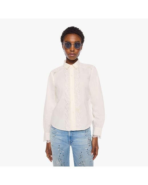 Mother White The Headup Honey Antique Shirt