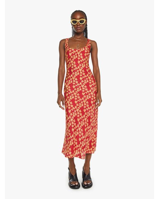 Alix Of Bohemia Red Adele Dress Clover