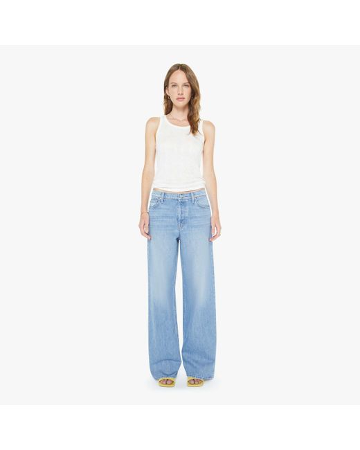 Mother Blue The Rerun Zip Sneak Last Bite Jeans
