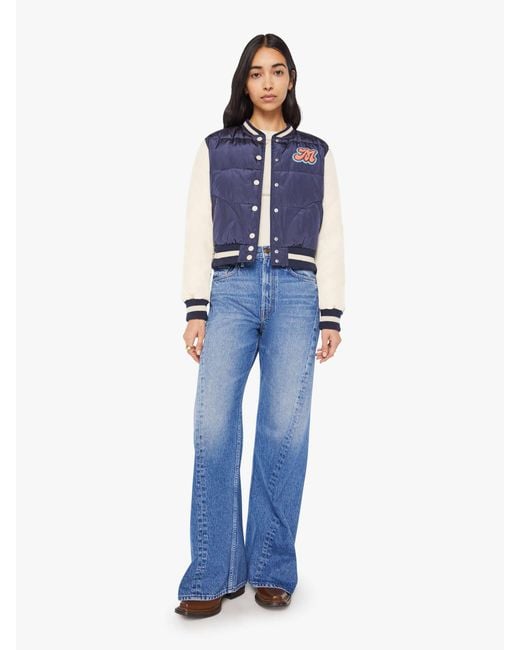 Mother Blue The Pillow Talk Letterman Jacket Second String