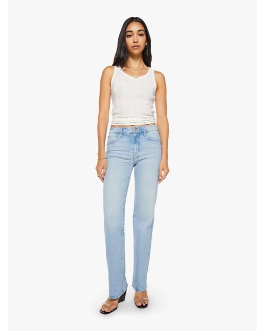 Mother Blue The Kick It Fringe Benefits Jeans