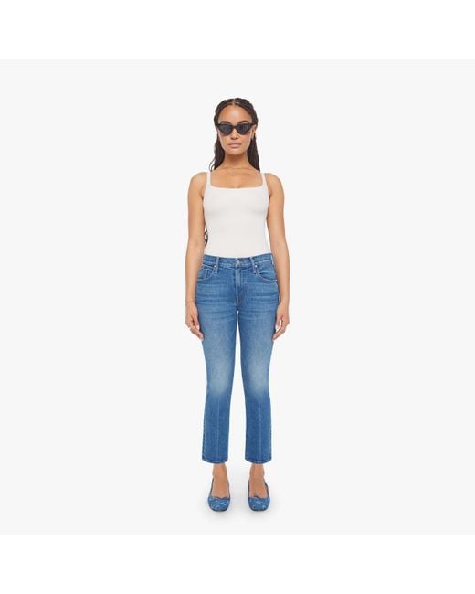 Mother Blue Petites The Lil Insider Ankle Get Two Birds Stoned Jeans