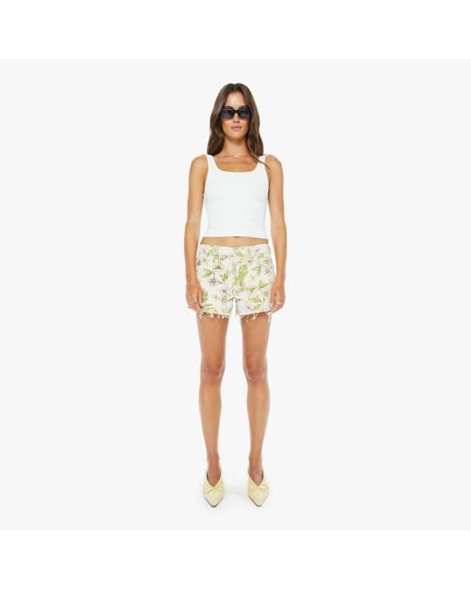 Mother White The Dodger Shorts Fray Lemonade Stand