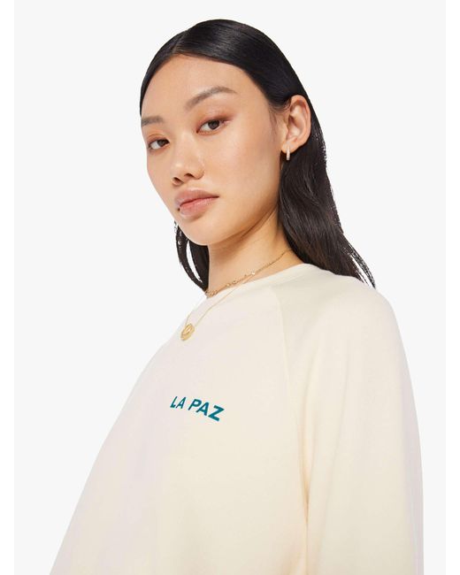 La Paz White Cunha Sweatshirt Palm Ecru