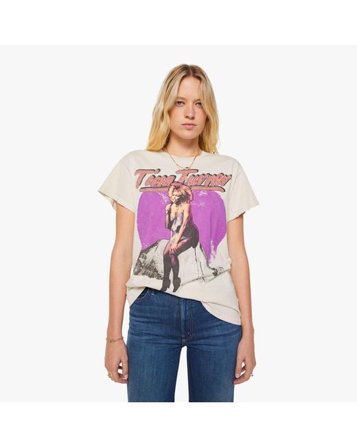 MadeWorn Pink Tina Turner T-Shirt Tan