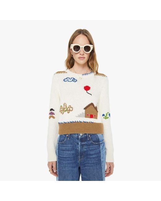 Mother White The Shrunken Pullover Little House On Prairie Shirt
