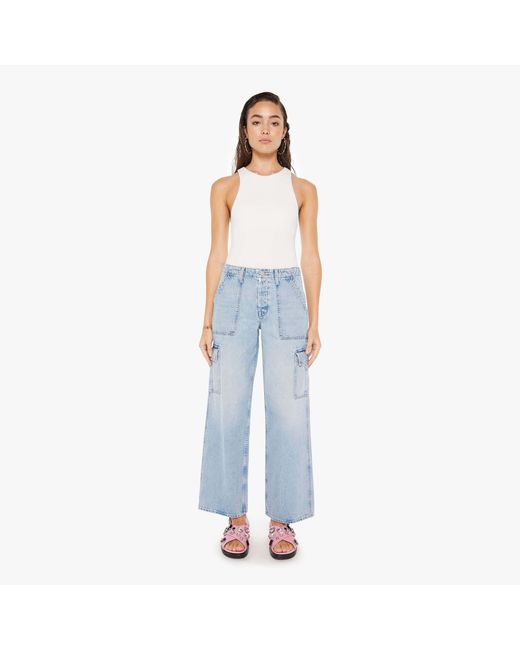 Mother Blue The Spinner Cargo Nerdy Let'S Bounce Jeans
