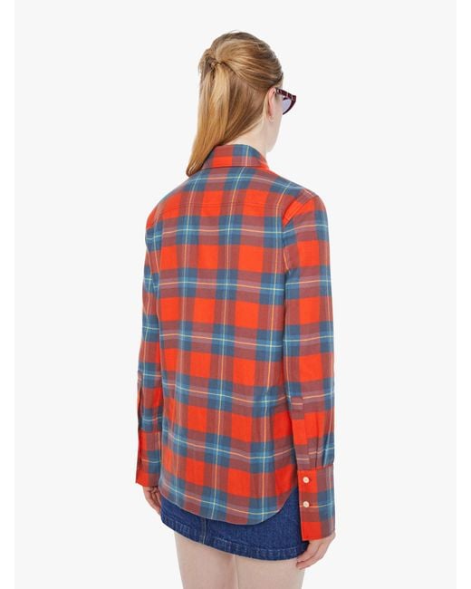 Mother Red Chloe Fineman X The Mayday Checked