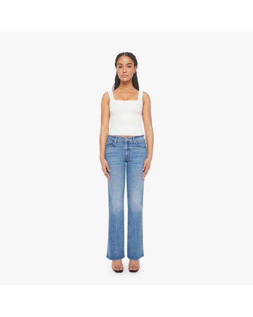 Mother Blue Petites The Lil Outsider Skimp Hokey Pokey Jeans