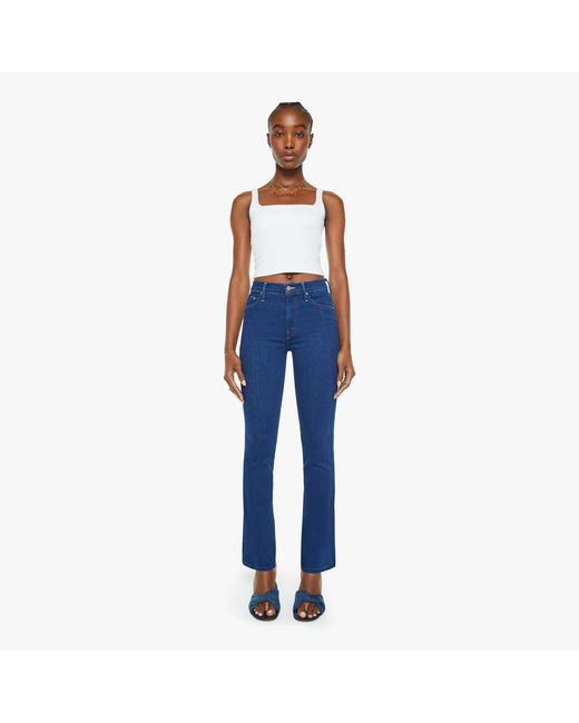 Mother Blue The Outsider Sneak Coloring Outside The Lines Jeans