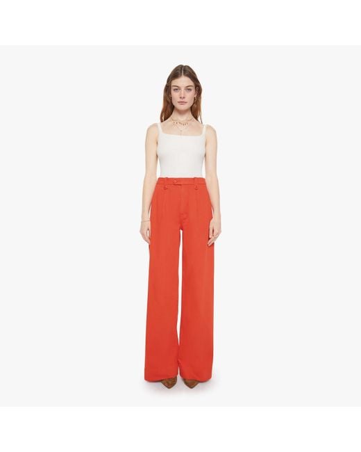 Mother Red The Under Wraps Skimp Poinciana Jeans