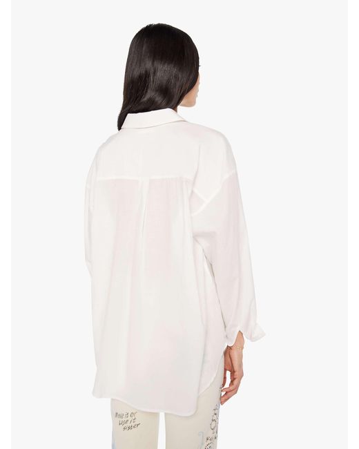 Mother White The Pushing Buttons Shirt