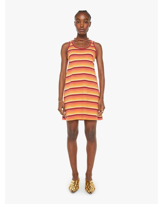 Mother Orange The Swing Tank Top Dress Fire