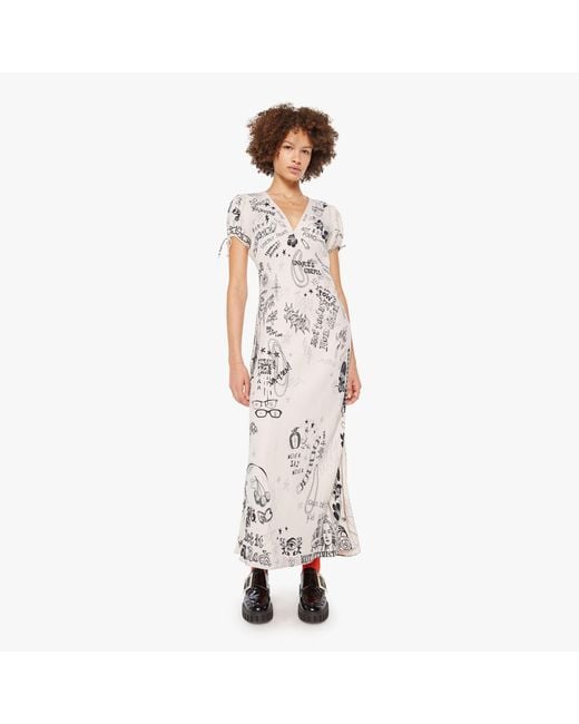 Mother White The Cap And Gown Spin Me Around Dress