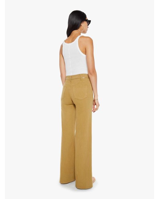 Mother Metallic The Hustler Roller Long Time Bronze Mist Jeans