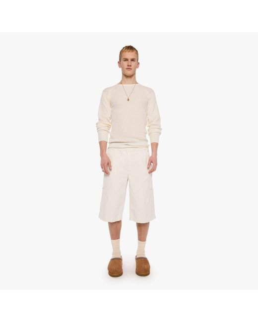 Mother White The Shorts Order Cream for men