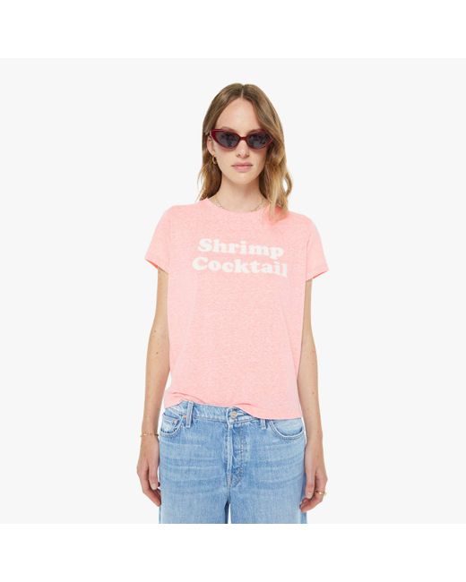 Mother Red The Boxy Goodie Shrimp Cocktail T-Shirt