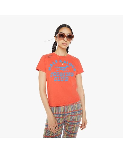 Mother Red The Lil Goodie Goodie Half A Block Jogging Club T-Shirt