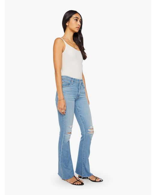 Mother Blue The Weekender Fray Chaos Is Calling Jeans