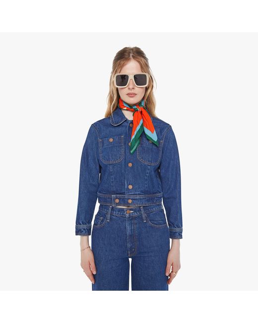 Mother Blue Chloe Fineman X The Wingman Cabin Fever Jacket