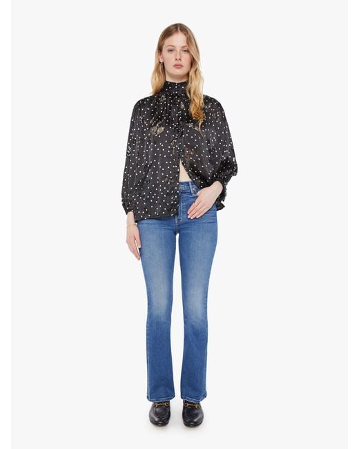 Natalie Martin Blue Iris Top Midnight Burnout