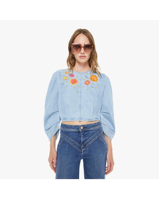 Mother Blue The Heyday Puff Sleeve Garage Sale Goodies T-Shirt