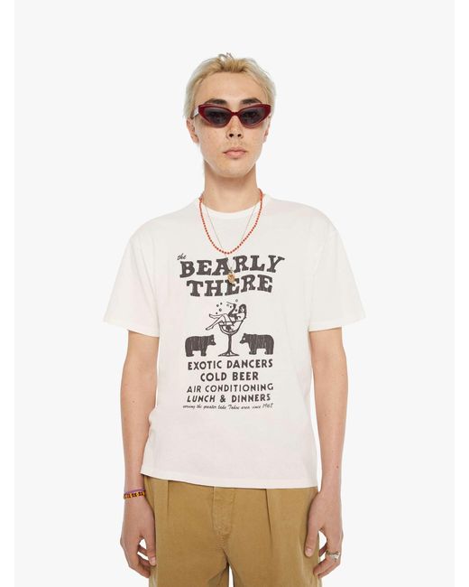 Mother White The Lowdown Bearly There T-Shirt