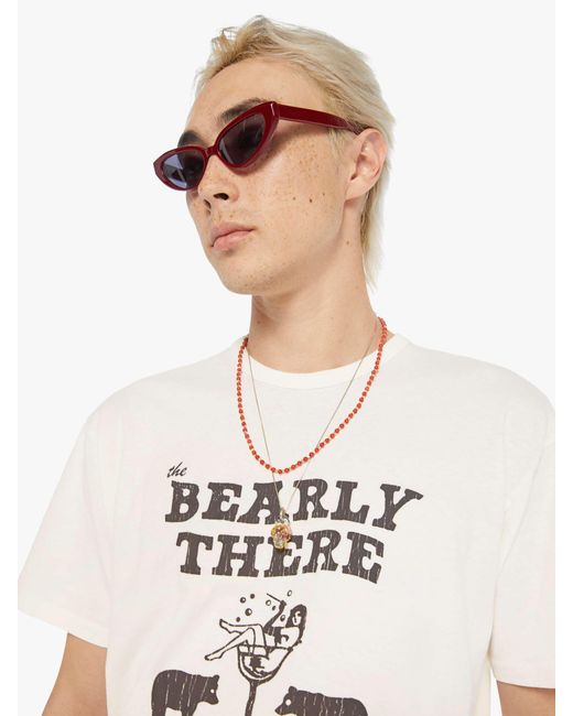 Mother White The Lowdown Bearly There T-Shirt