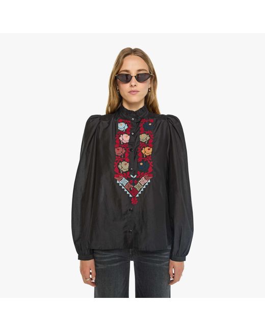 Alix Of Bohemia Black Annabel Shirt Emblem Panel