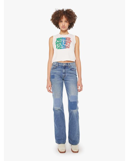 Mother White The Strong And Silent Type Trip Out On This T-Shirt