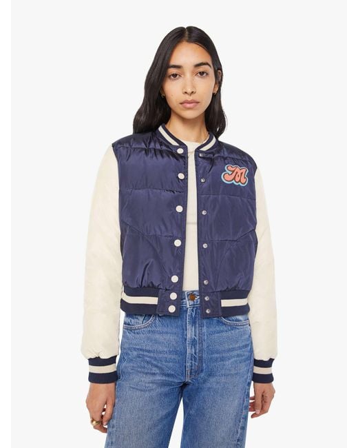 Mother Blue The Pillow Talk Letterman Jacket Second String