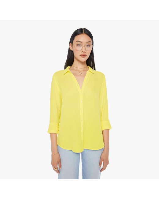Xirena Yellow Scout Shirt Pale