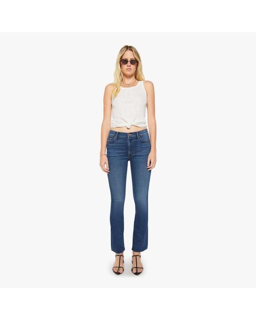 Mother Blue The Insider Skimp Taking Chances Jeans