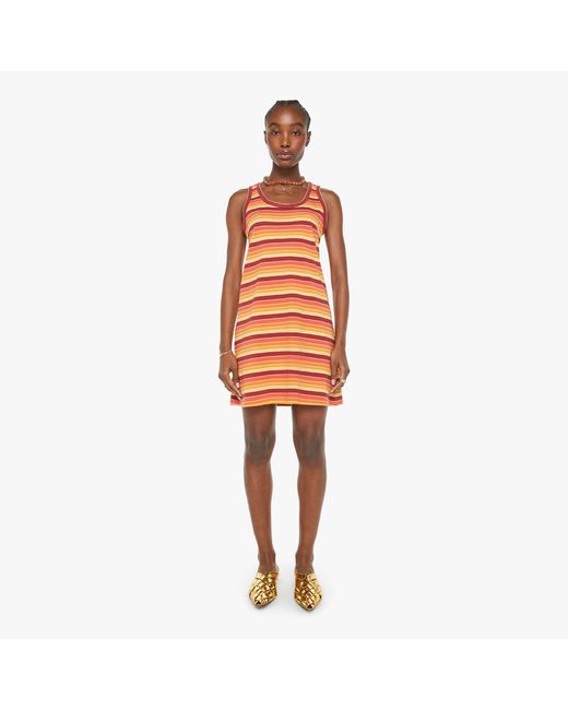 Mother Orange The Swing Tank Top Dress Fire