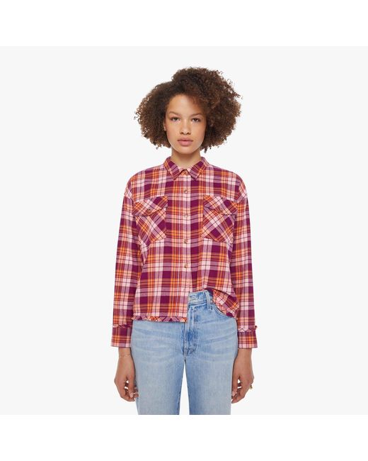 Xirena Red Ian Shirt Plaid