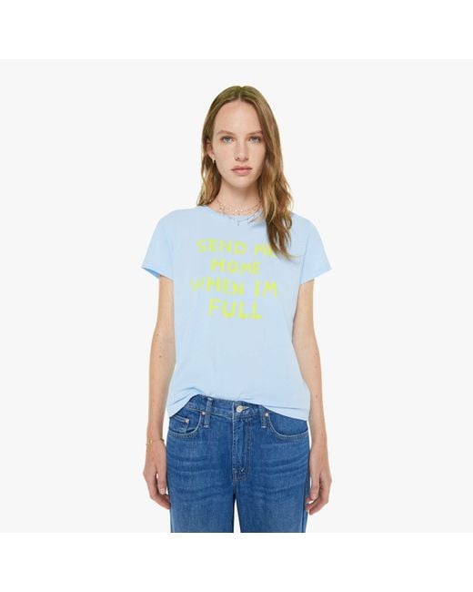 Mother White The Boxy Goodie Send Me Home T-Shirt