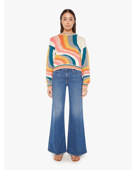 Mother Blue The Itsy Crop Jumper Hypnotize Me Sweater