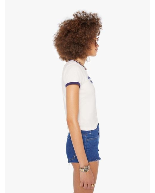 Mother White The Itty Bitty Ringer Still Behind Hustle T-Shirt